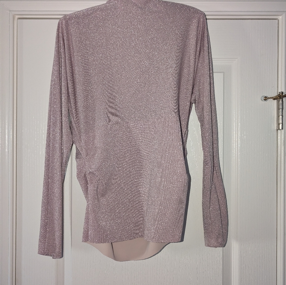 Chiara Boni Alva Sugar Shimmer Top Made In Italy Worn 1x - Picture 7 of 9